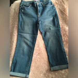 Vintage America Vintage Capri Classic Straight Leg Blue Jeans